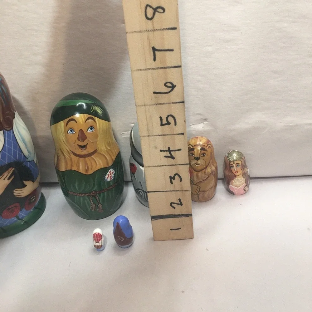Wizard of Oz Golden Cockerel Collection Russian Nestling Dolls Signed by Artist